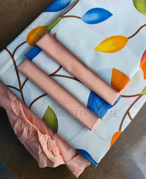 Pure Cotton Fitted Bedsheet Set