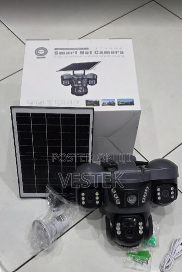 3lens V380 Triple Lens Security Solar Camera 4g Smart Wireless