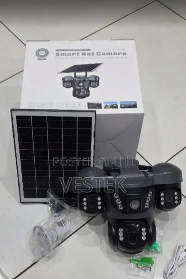 3lens V380 Triple Lens Security Solar Camera 4g Smart Wireless