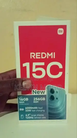 New Xiaomi Redmi 15C 4G 256 GB Red