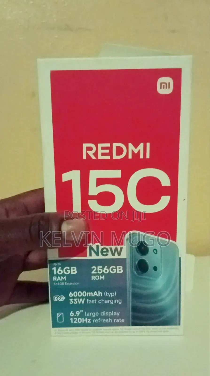 New Xiaomi Redmi 15C 4G 256 GB Red
