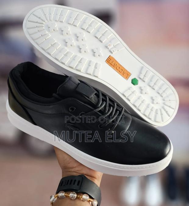 Black,White Navyblue Lacoste Fine Sneakers - main view
