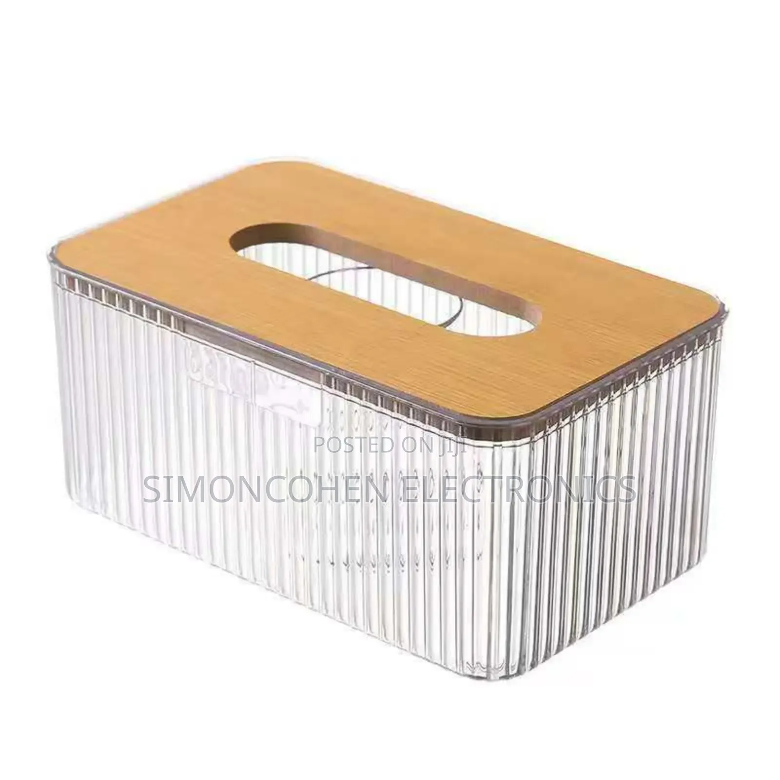 Transparent Water Ripple Tissue Box/Holder