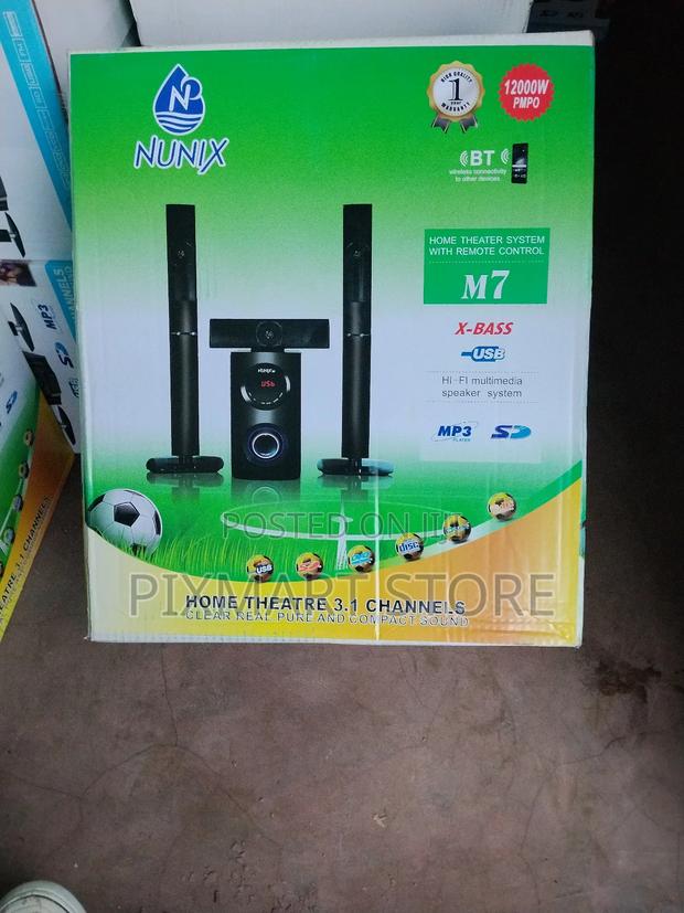 Nunix M7 3.1ch Bluetooth Home Theater System – 12000w Pmpo - main view