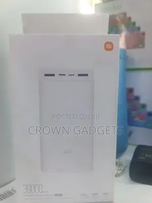 Portable Mi 30,000mah Powerbank for Emergency Smartphone Power