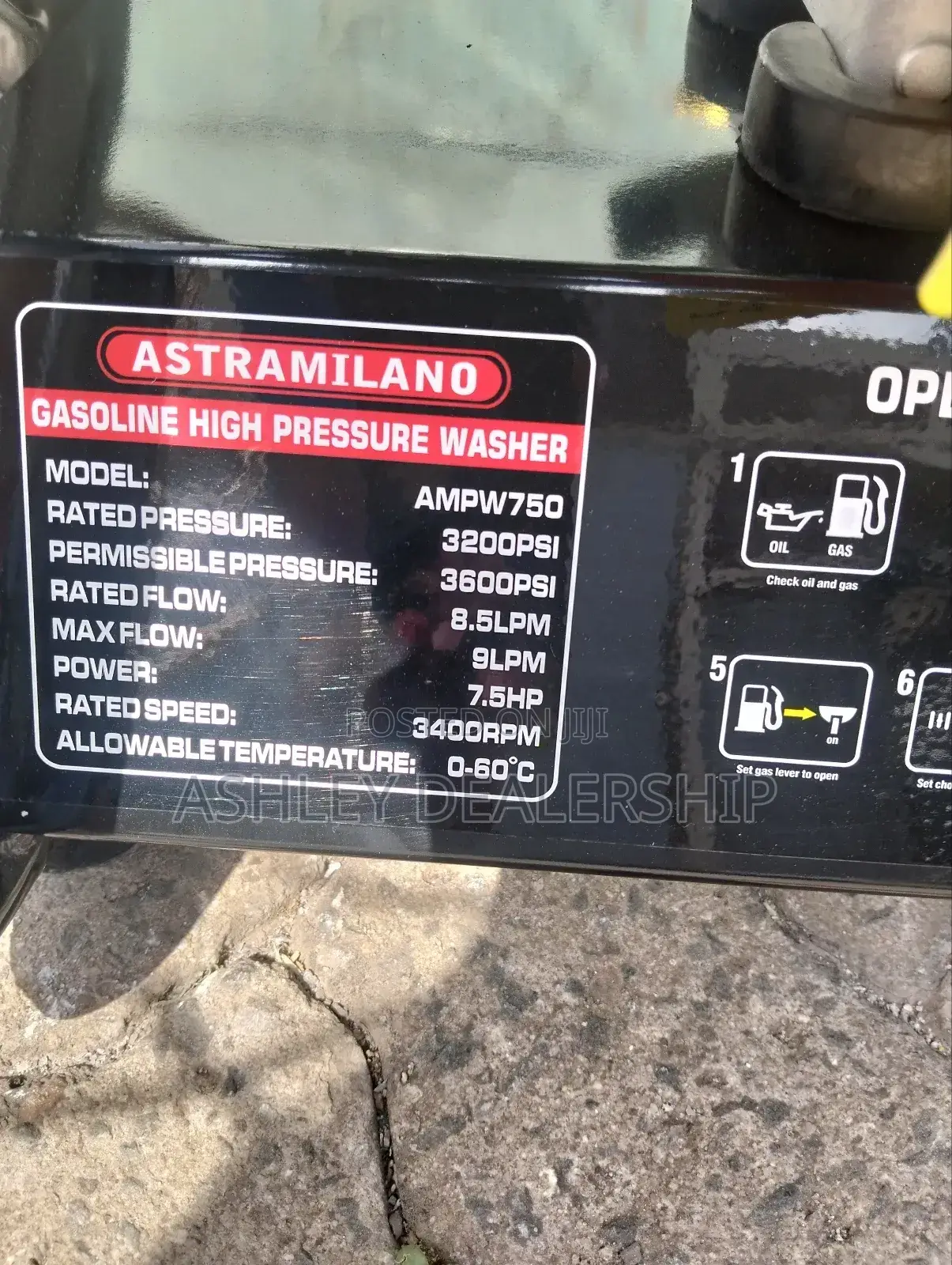 Astramilano Gasoline High-pressure Washer
