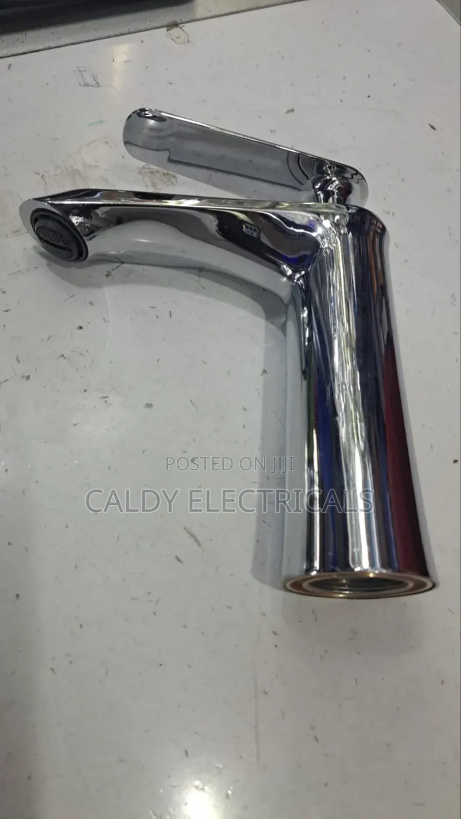 Modern Single-Lever Basin Mixer Tap.