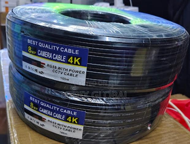 100 Meter Cctv Camera Cable With Power Rg59