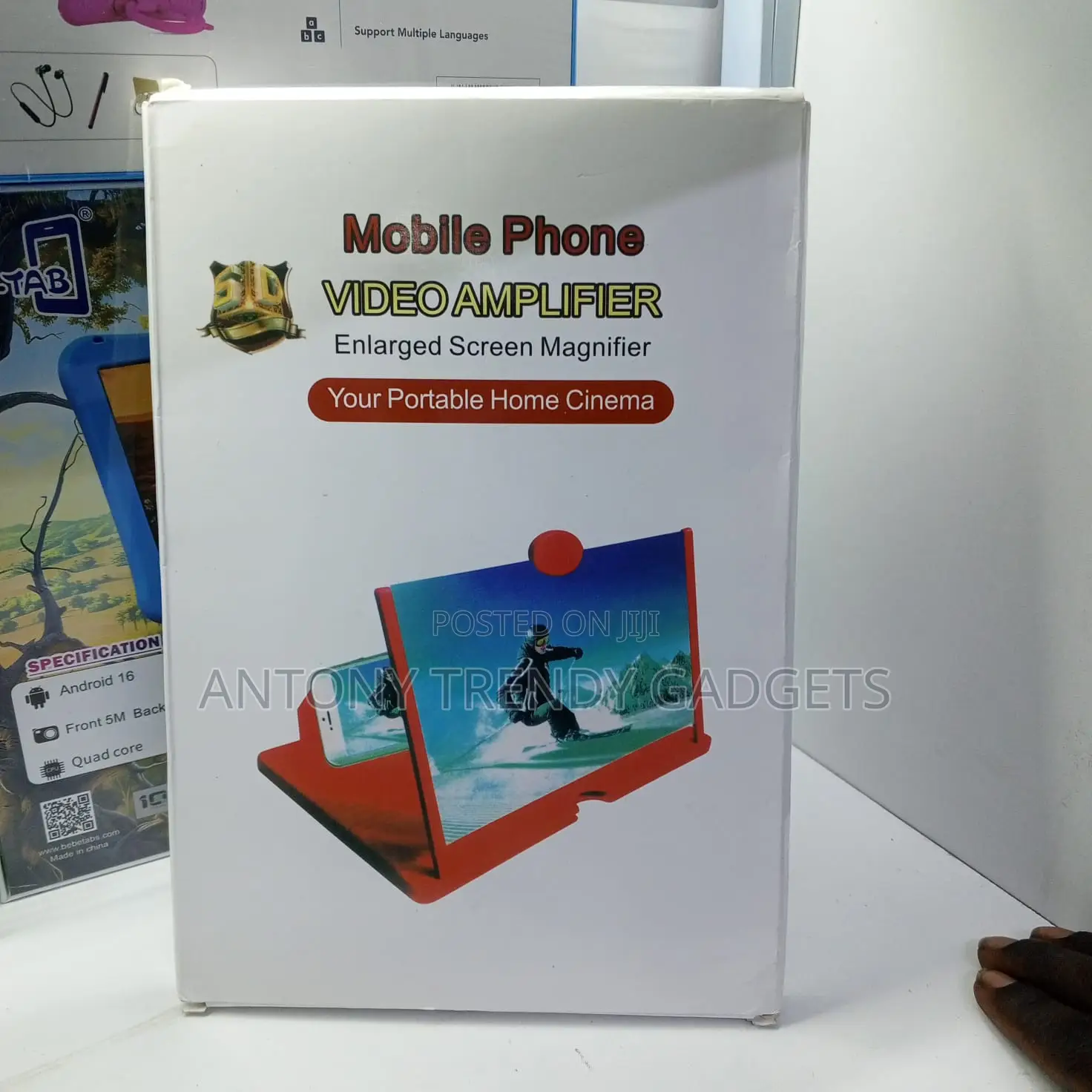 Foldable 3d Hd Smartphone Screen Magnifier for Movies and Gaming