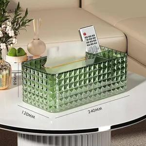 Spring Fitted Acrylic 3 Slot Serviette Holder - Pm