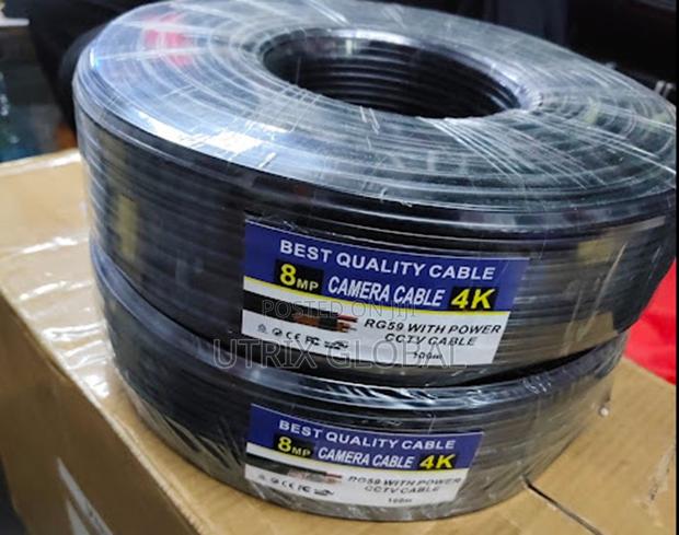 Rg59 Cctv Cable With Power For Dvr Cameras 100m
