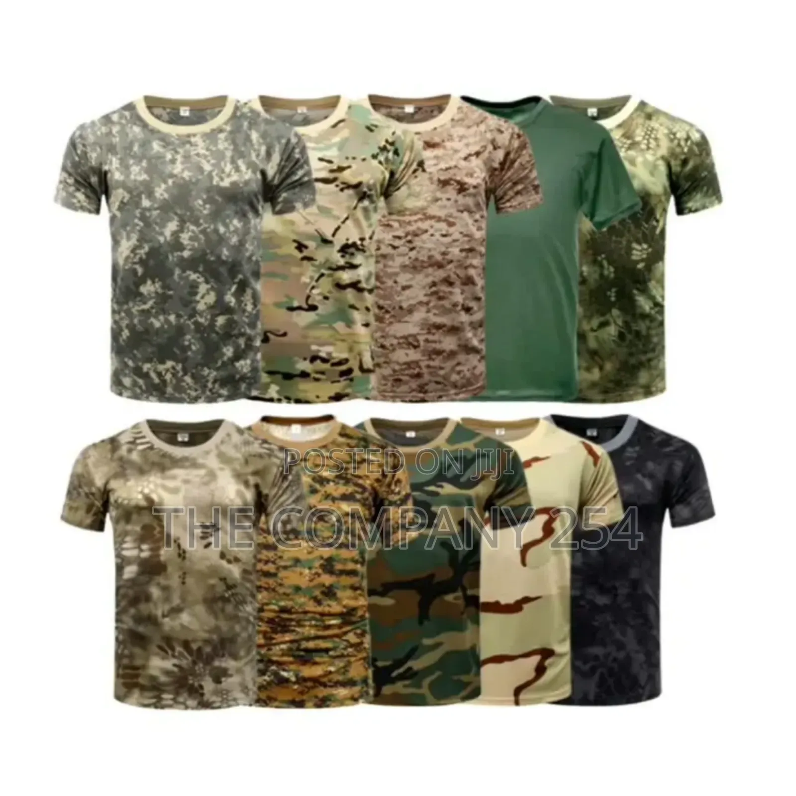 Tactical Outdoor Camouflage Short Sleeve Desert Camo Woodland T-Shirts
