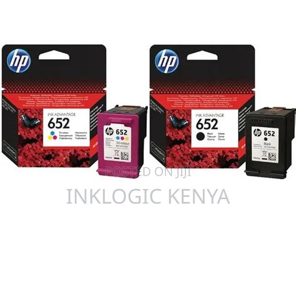 Hp 652 Color - Black Cartridge