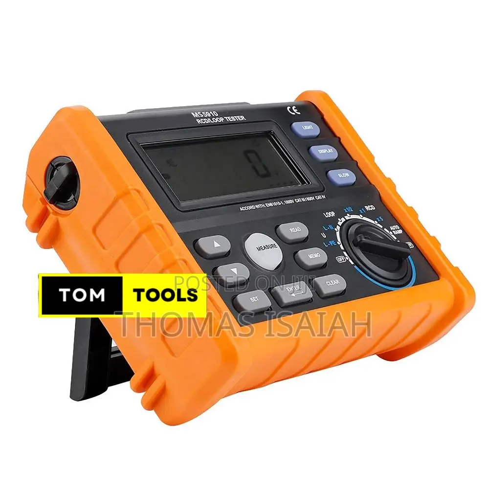 Ms5910 Digital RCD Loop Tester Multimeter