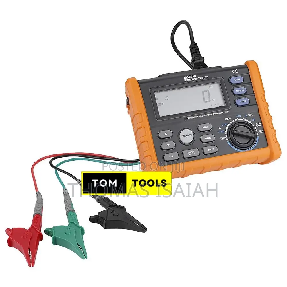 Ms5910 Digital RCD Loop Tester Multimeter