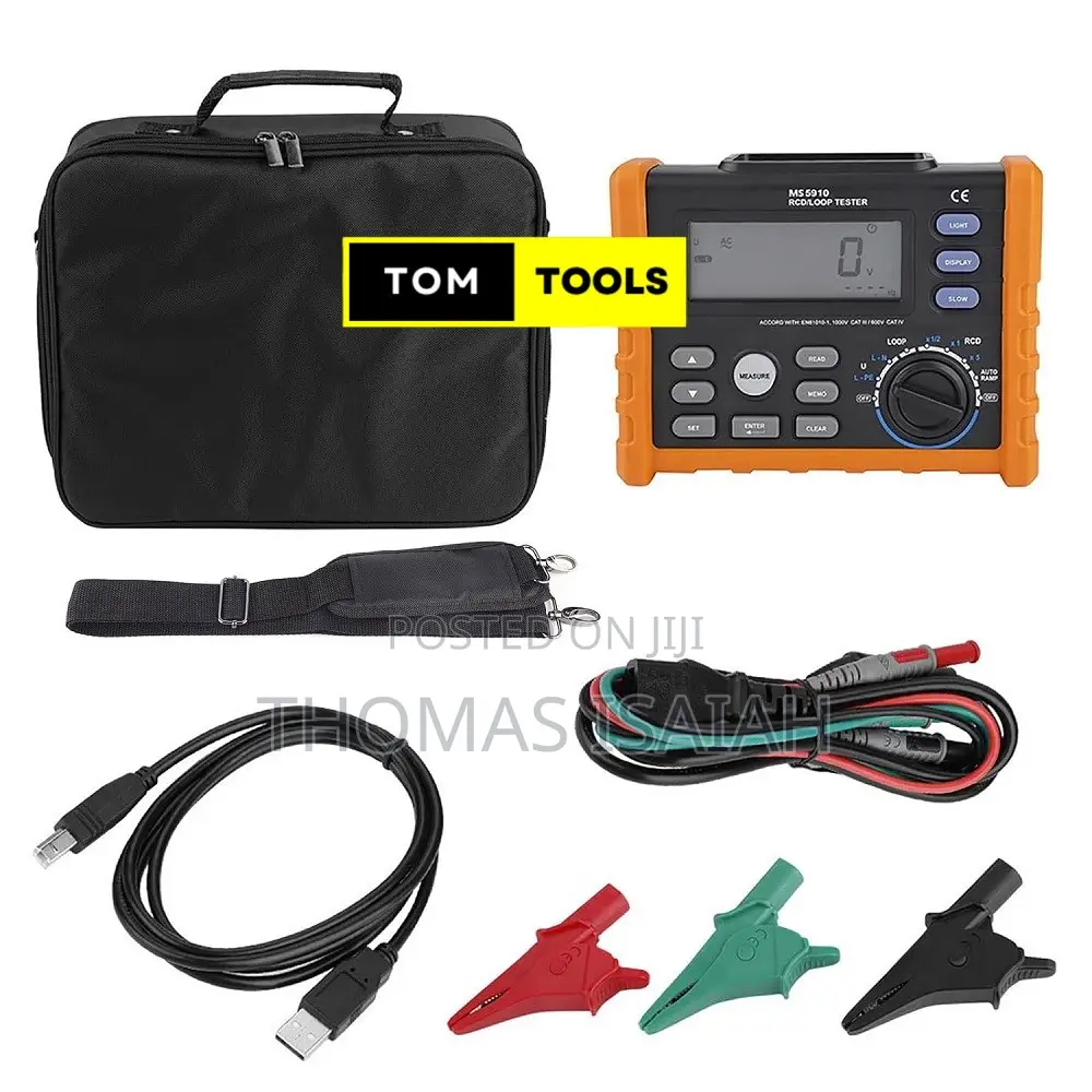 Ms5910 Digital RCD Loop Tester Multimeter