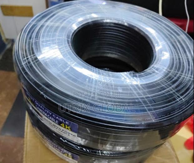 Cctv Rg59 Cable With Power For Clear Video 100m