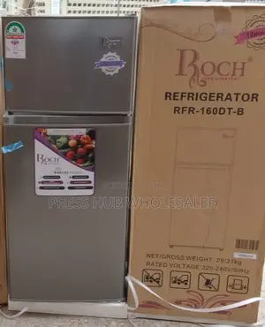 Roch RFR-160dt-B Double-Door Refrigerator. * 