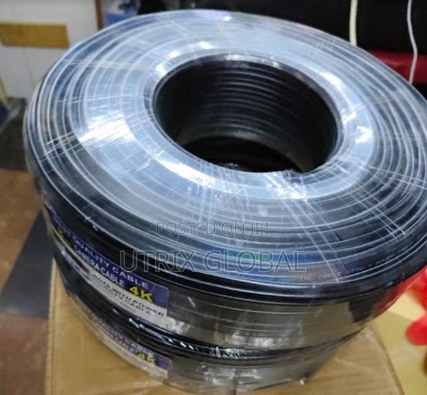 Surveillance Camera Rg59 Cable With Power 100m