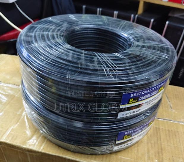 Heavy Duty Rg59 Cctv Cable With Power 100m