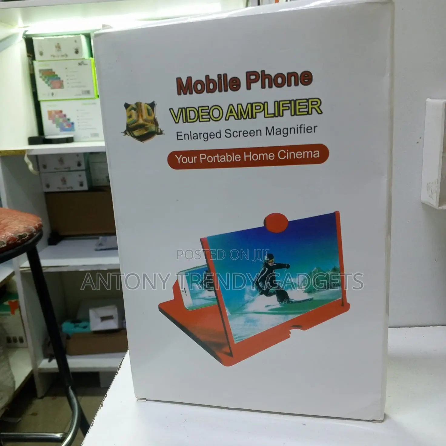 3d Foldable Smartphone Screen Magnifier for Entertainment Videos