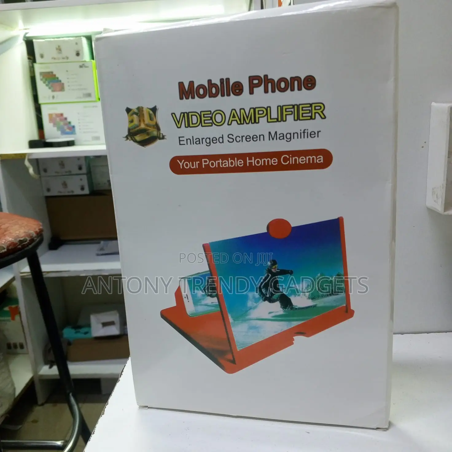 3d Foldable Smartphone Screen Magnifier for Entertainment Videos