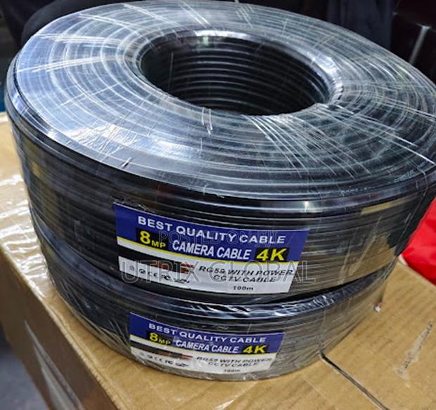 Cctv Camera Cable With Power Rg59 Full Roll