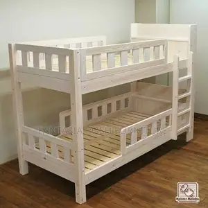4x6 Natural Wood Bunk Bed