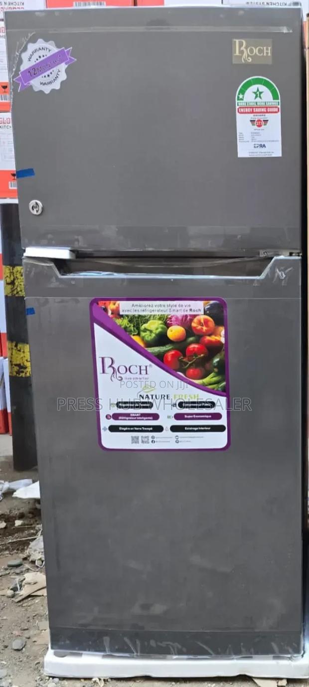 Roch RFR-150dt-I Double-Door Refrigerator."