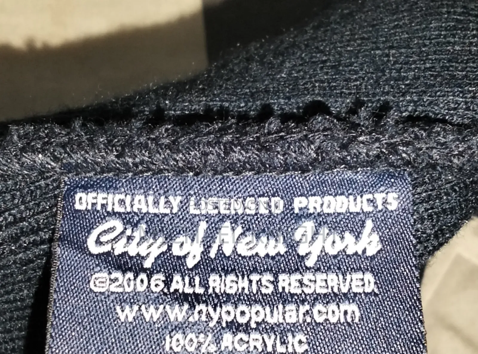Official Licensed Original N.Y.P.D Marvin Hat. One Piece Only.