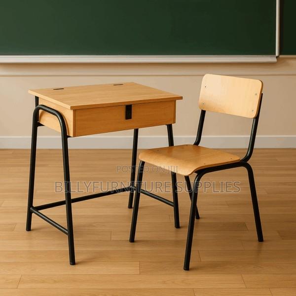 School Locker and Chair