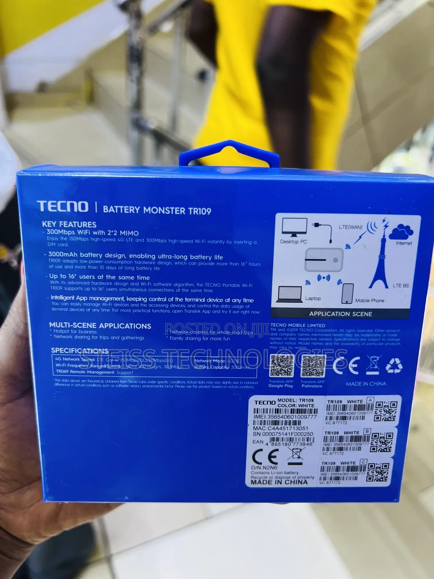 Tecno Mifi Portable