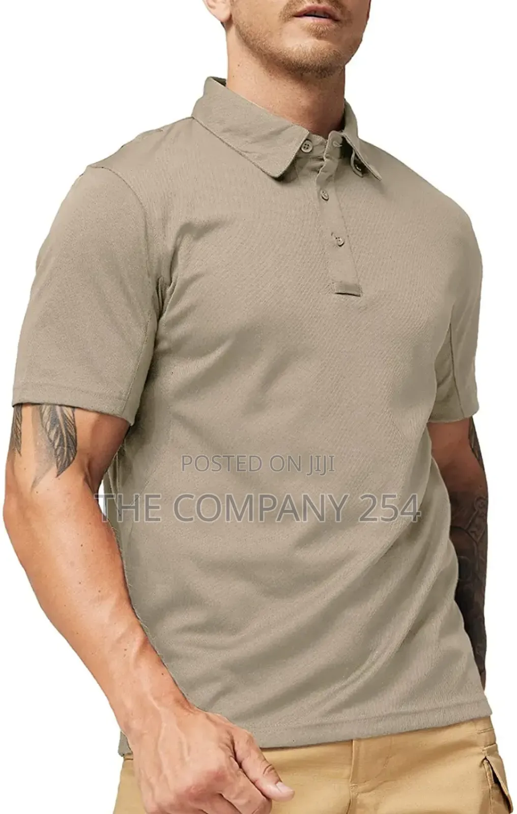 Slim Fit Tactical Polo Outdoor Short Sleeve Summer Turn-Down T-Shirt