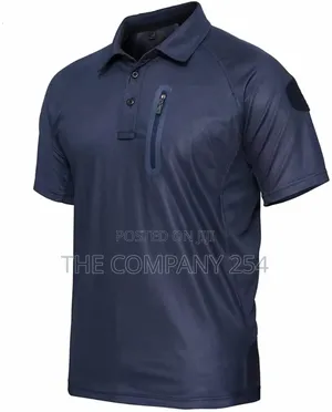 Slim Fit Tactical Polo Outdoor Short Sleeve Summer Turn-Down T-Shirt