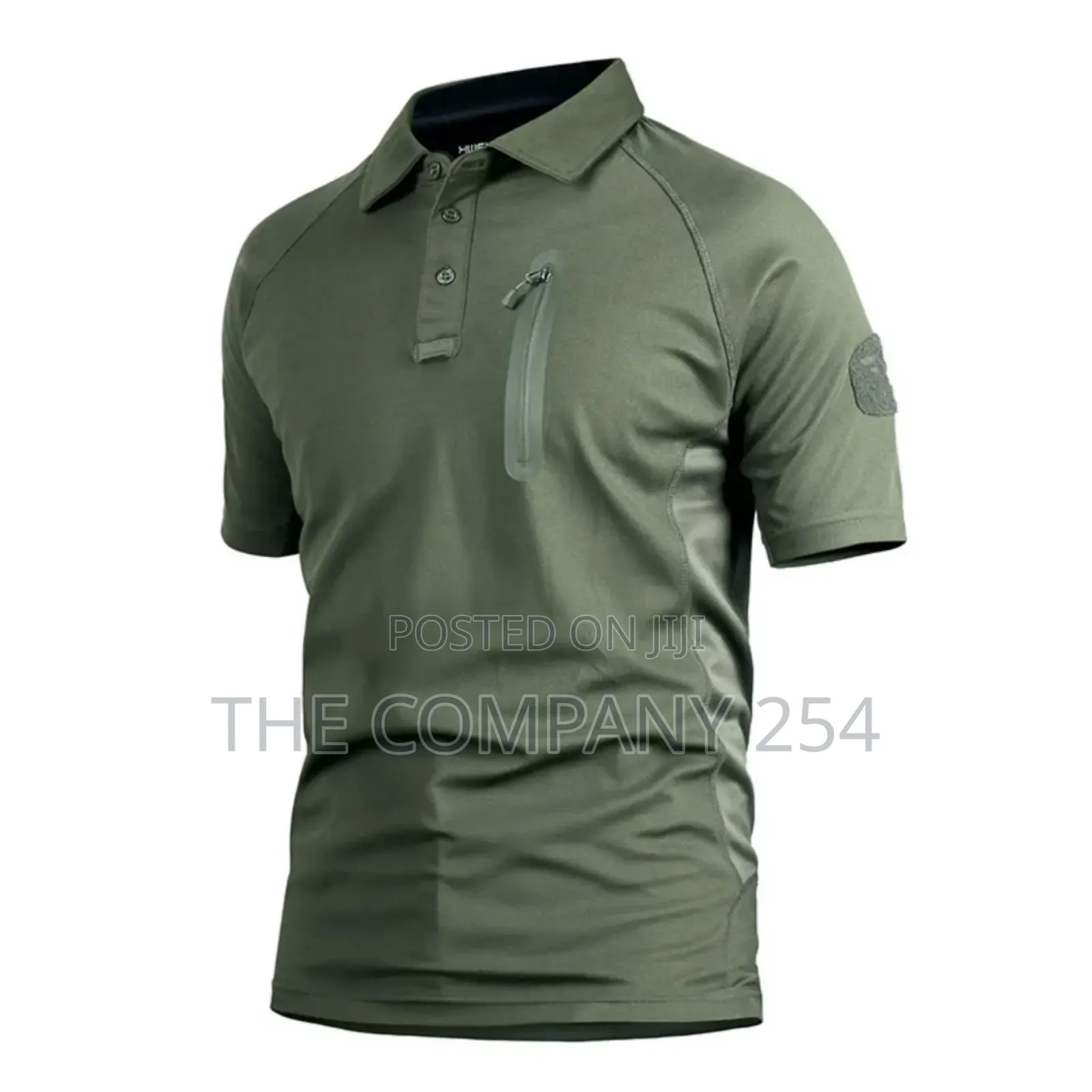 Slim Fit Tactical Polo Outdoor Short Sleeve Summer Turn-Down T-Shirt