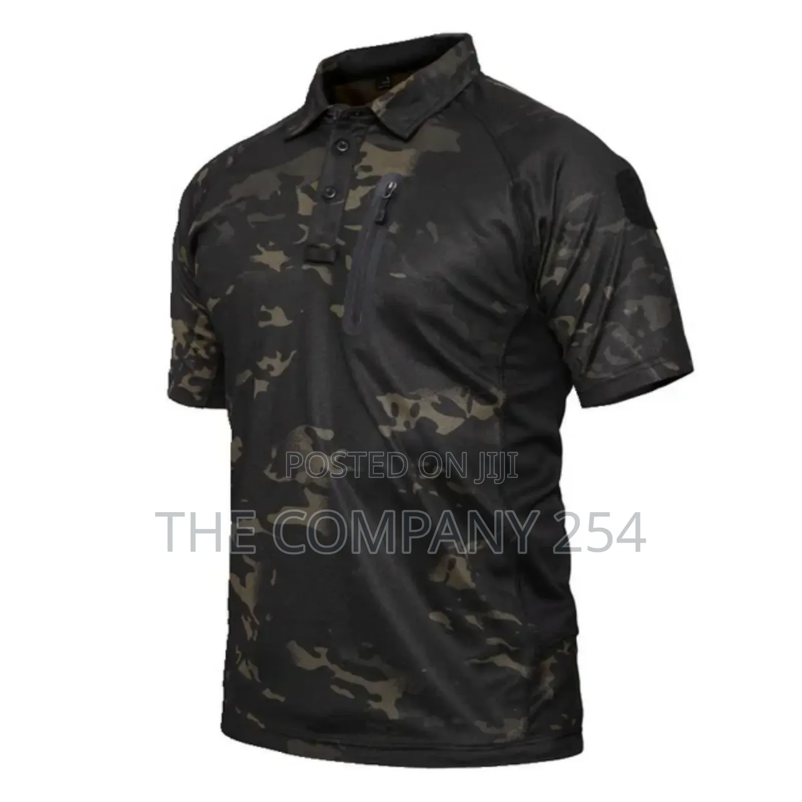 Slim Fit Tactical Polo Outdoor Short Sleeve Summer Turn-Down T-Shirt