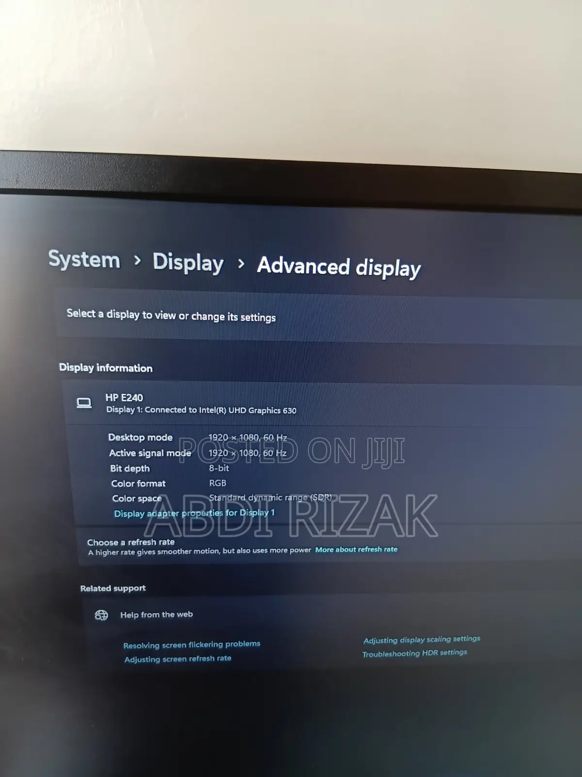Desktop Computer HP ProDesk 600 G5 16GB Intel Core i5 SSD 256GB