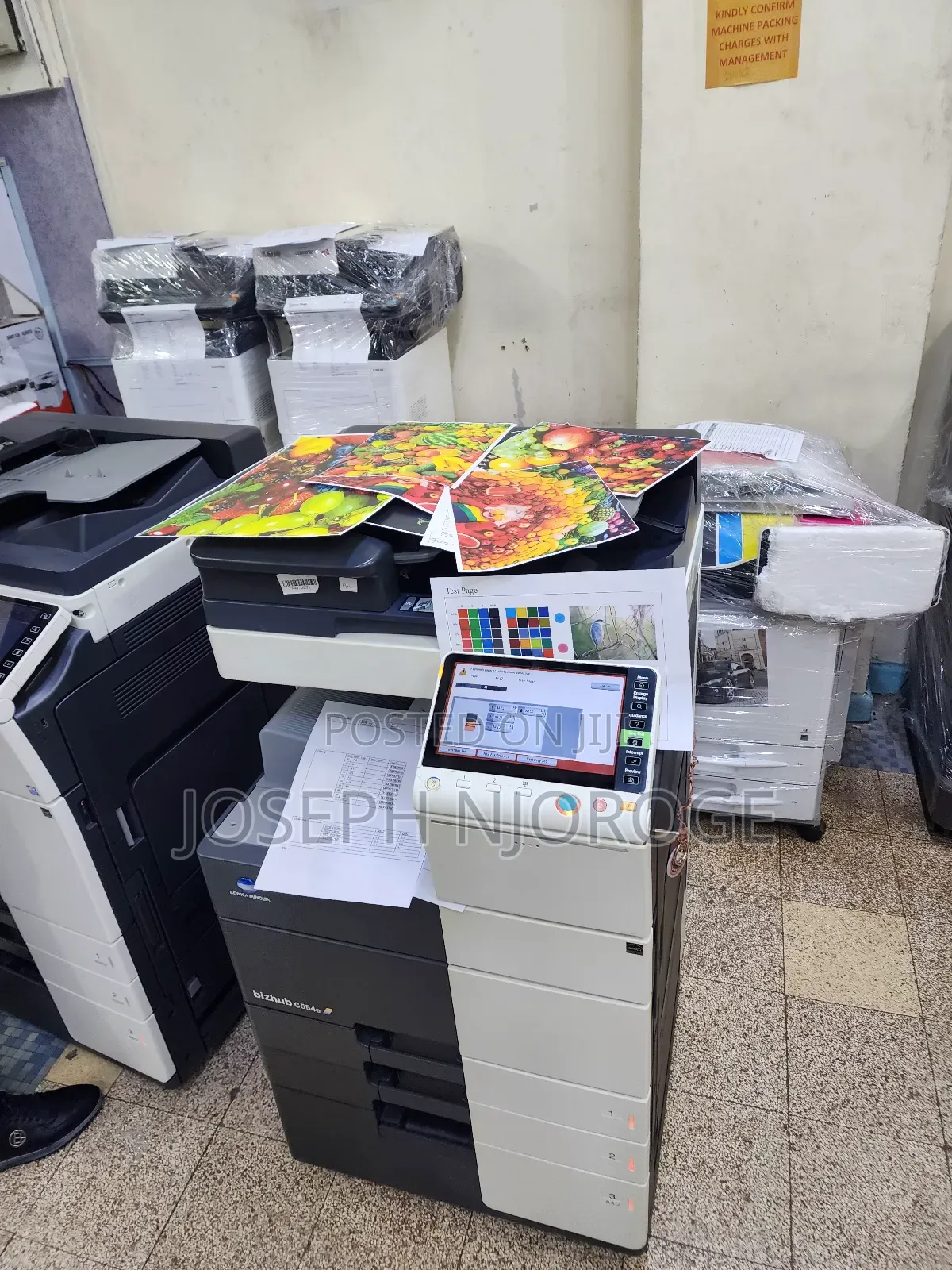 Smart Printing Konica Minolta Bizhub C554e Photocopier