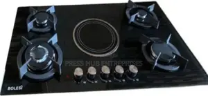 Bolesi Built-in Hob Cooker With Four Gas Burners 
