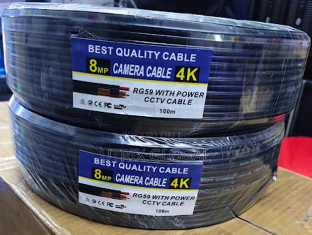 Cctv Camera Cable Rg59 With Power Professional Grade