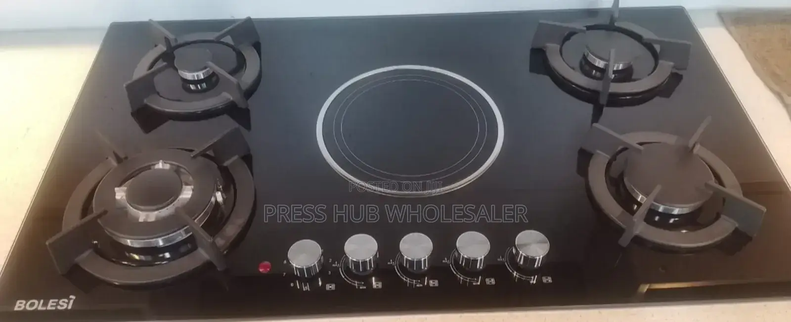 Bolesi Built-in Hob Cooker With Four Gas Burners 