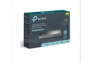 Tp-Link 8-Port Gigabit Smart Poe+ Switch With 2 SFP Slots - Tl-Sg2210