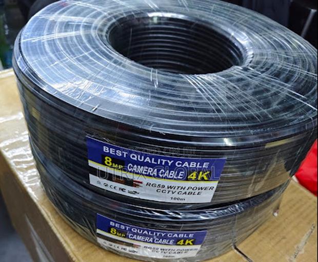 Clear Signal Rg59 Cctv Cable With Power 100m