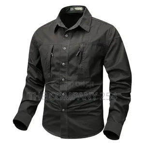 Spandex Full Double Zip Tactical Shirts Hiking Hunting Outdoor