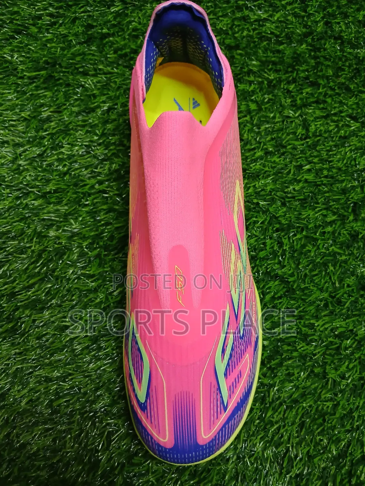 Pink Pop Adidas F50 Astro Turf Football Boots