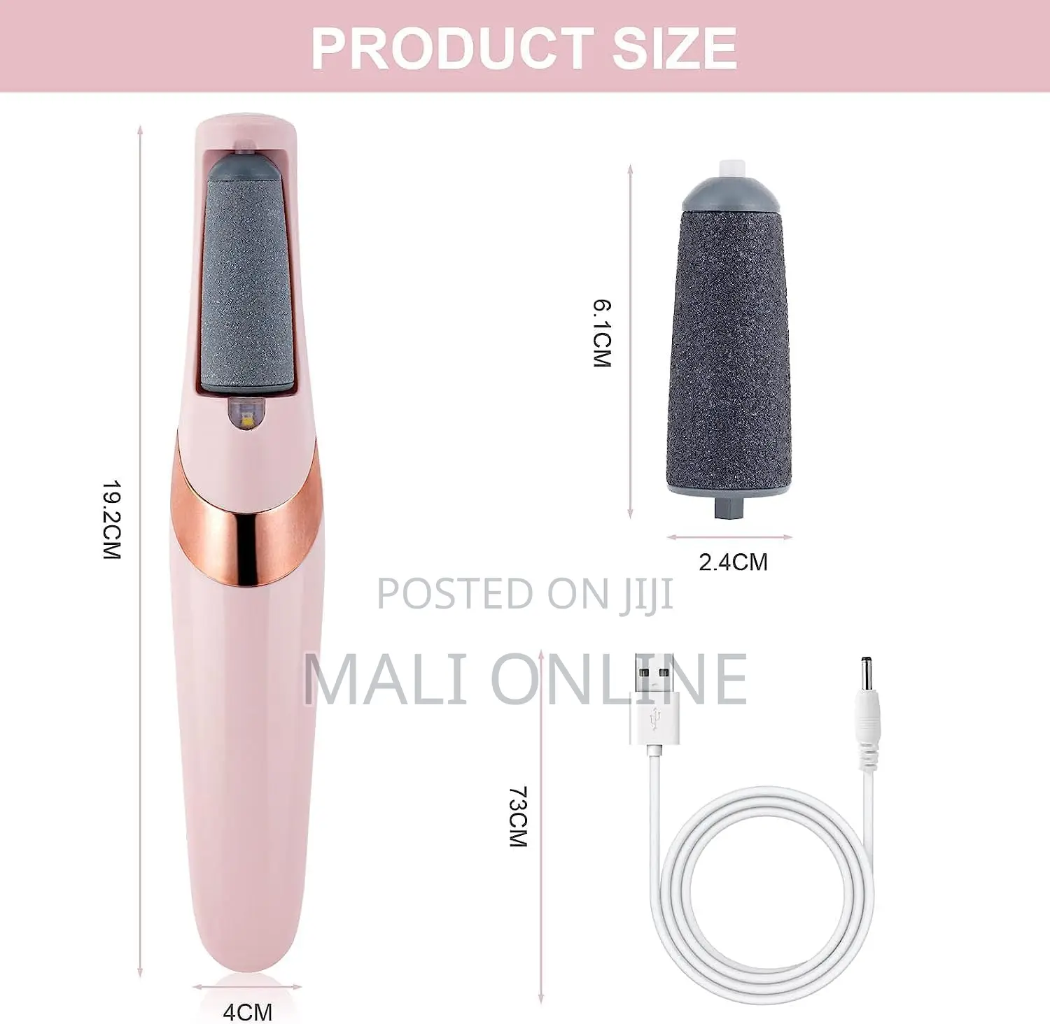 Electric Foot Callus Remover Usb Rechargeable Waterproof Pedicure Tool