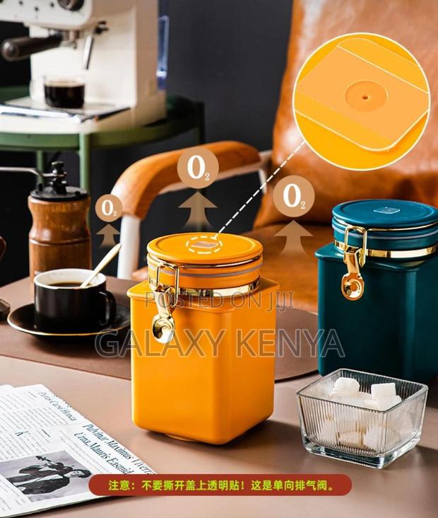 Coffee Jar Storage Jar Airtight - thumbnail 3