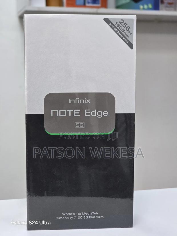 New Infinix Note Edge 256 GB Gray