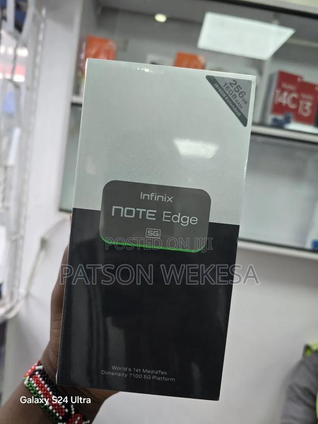 New Infinix Note Edge 256 GB Gray - thumbnail 2