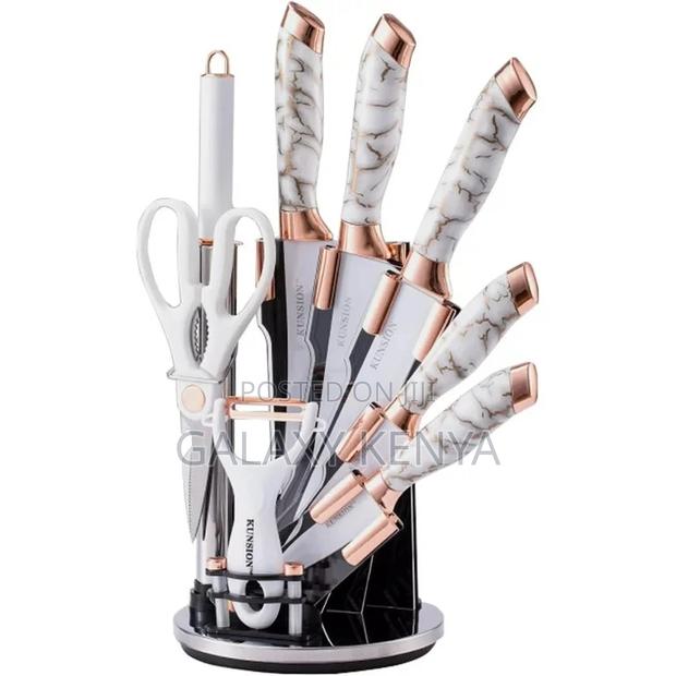 Kitchen Knife 9pcs Acrylic Knife Holder - main view